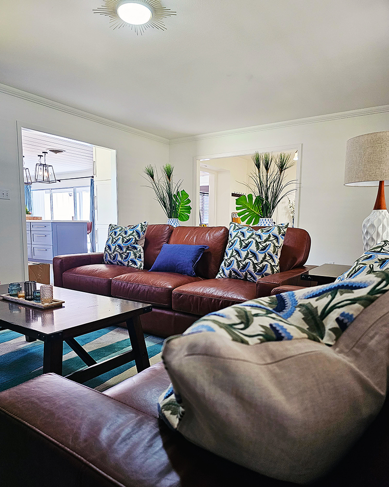 Diva by Design mid Century Living Room Sofa interior designer near me Harlingen Texas 78552